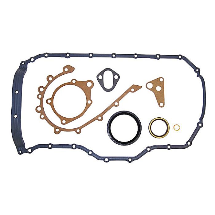 Crown Automotive 4713023 Lower Engine Gasket Set for 92-02 Jeep Wrangler YJ & TJ and 92-00 Cherokee XJ & Comanche MJ with 2.5L Engine