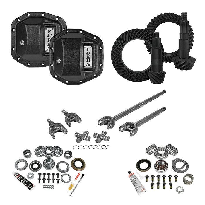 Stage 3 Re-Gear Kit upgrades front & rear diffs, 24/28 spl, incl covers/fr axles