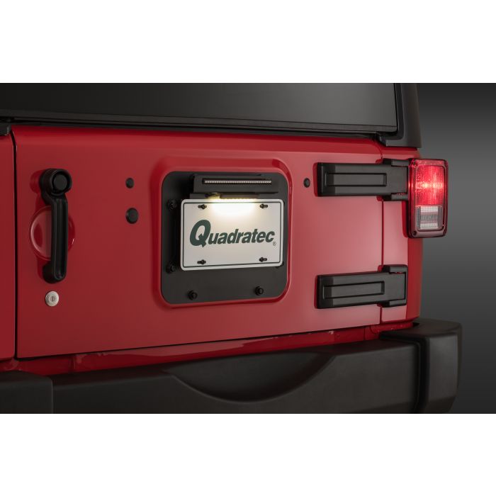 Kentrol  BackSide LED License Plate Mount for 07-18 Jeep Wrangler JK