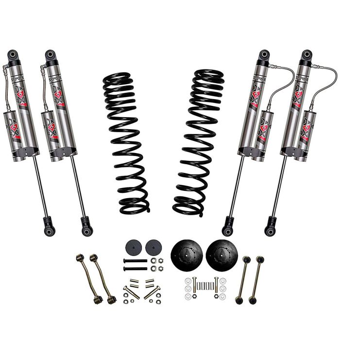 2.5 in. Suspension Lift Kit. Gladiator JT Rubicon. Gas Will Not Fit Diesel Models. Will Not Fit Mojave Models.