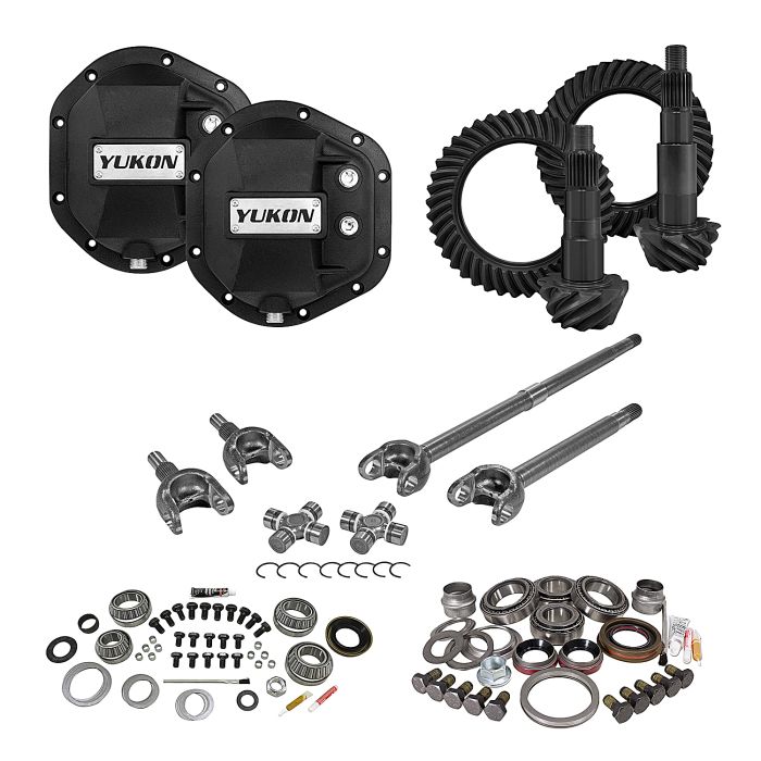 Stage 3 Re-Gear Kit upgrades front & rear diffs, 24 spl, incl covers/fr axles