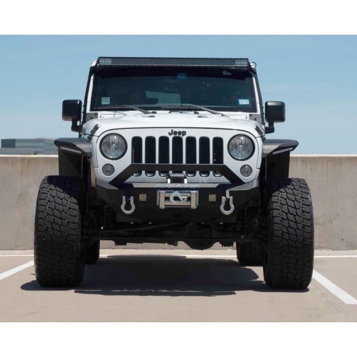 Road Armor  Stealth Mid Width Front Winch Bumper for 07-18 Jeep Wrangler JK