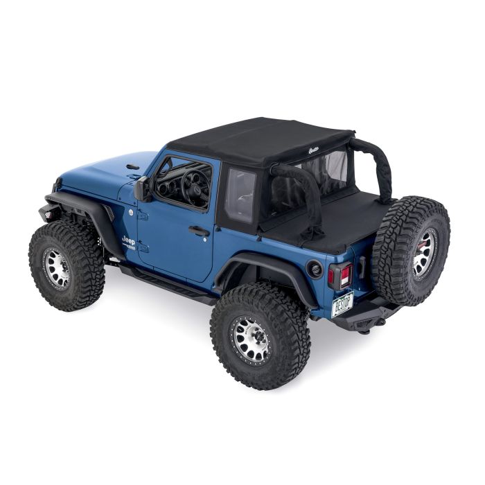 Bestop Halftop Soft Top - Jeep '24-Current Wrangler JL 2-Door (Black Diamond)