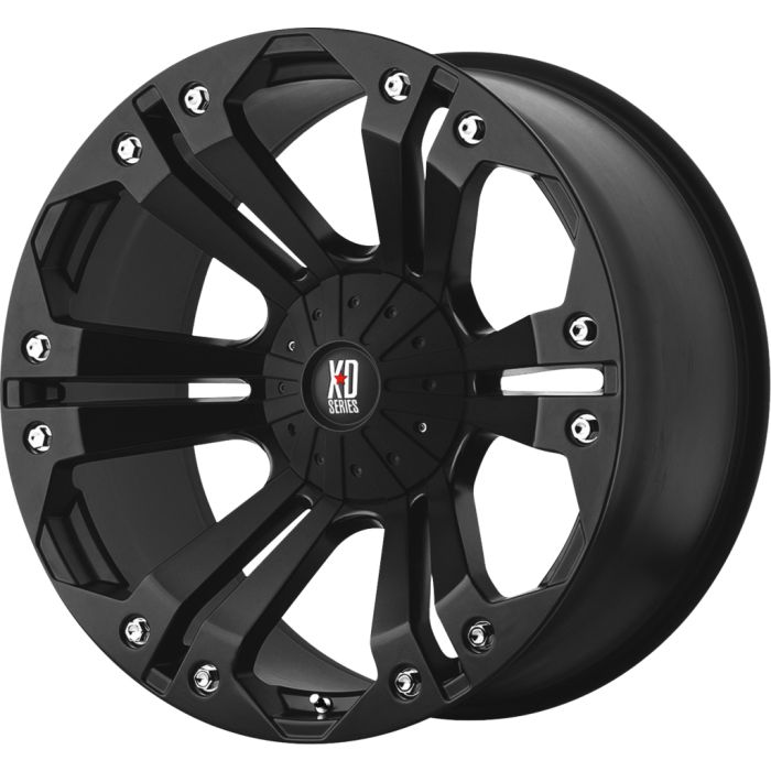 KMC Wheels XD7782903578 XD778 Monster Wheel in Matte Black for 07-22 Jeep Wrangler JL, JK & Gladiator JT