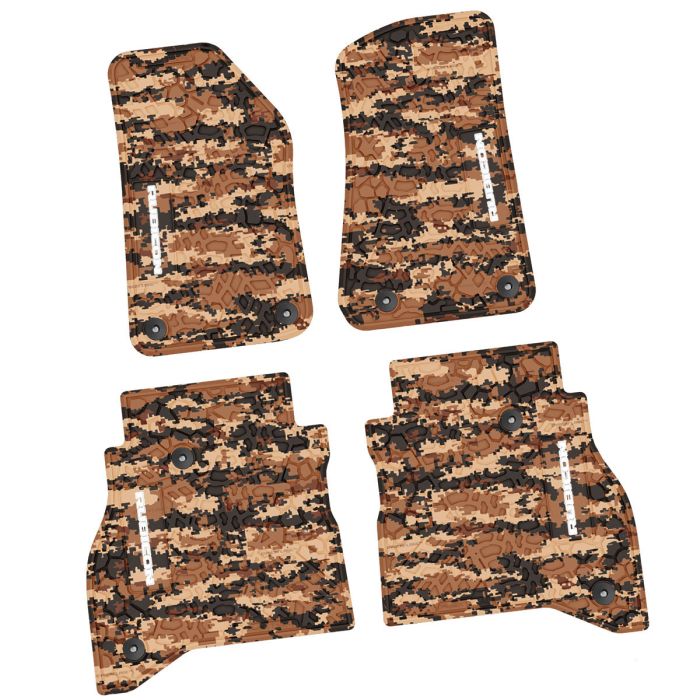 20-24 Jeep Gladiator Front and RearTire Tread/Scorched Earth Scene w/ Rubicon Insert - Cyberflage w/ White Insert