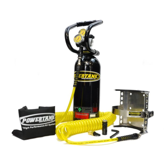 5LB CO2 TANK PACKAGE A 250PSI BLACK