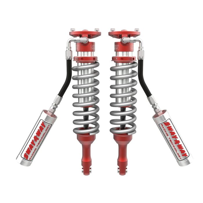 aFe Power  Sway-A-Way 2.5 Front Coilover Kit with Remote Reservoirs (Extended Travel) for 05-23 Toyota Tacoma