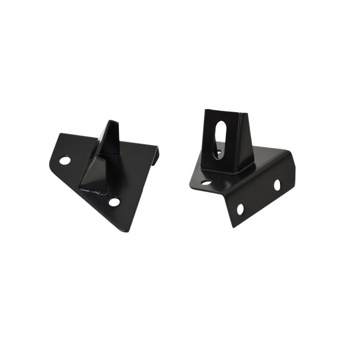 Kentrol  Stainless Steel Windshield Light Mount Brackets for 76-95 Jeep CJ-5, CJ-7, CJ-8 Scrambler & Wrangler YJ