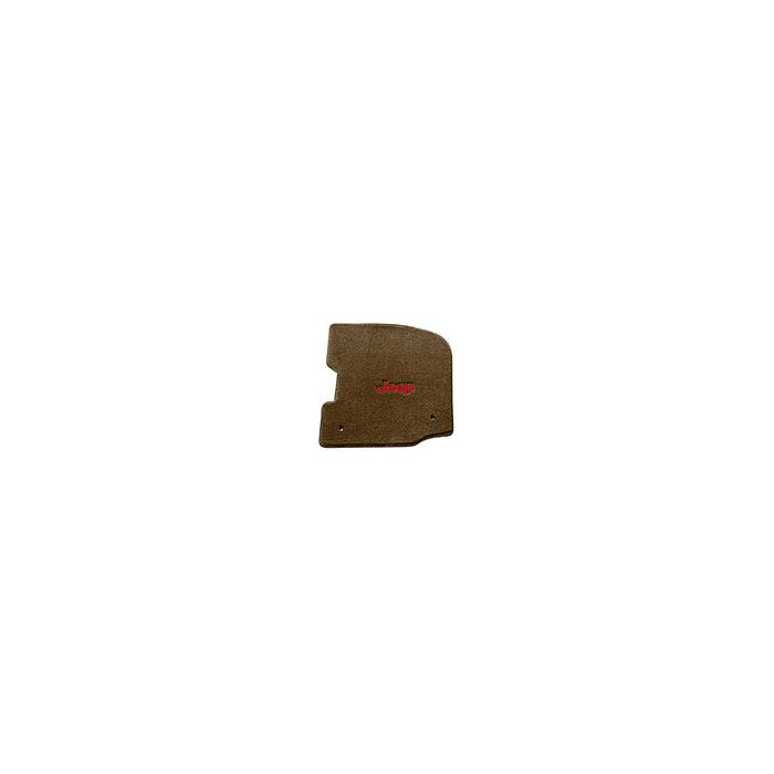 LLOYD MATS 97-99 TJ TAUPE W/RED LOGO