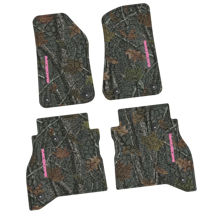 20-24 Jeep Gladiator Front and RearTire Tread/Scorched Earth Scene w/ Mojave Insert - Rugged Woods w/ Pink insert