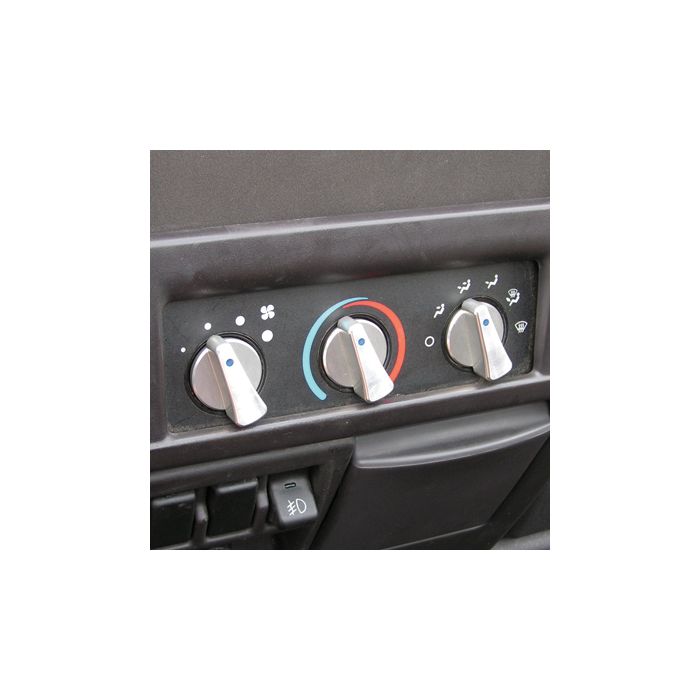 New Century Manufacturing  NCM Billet Climate Control Knobs for 98-06 Jeep Wrangler TJ & Unlimited
