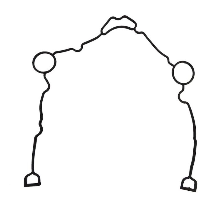 Crown Automotive 5139933AB Timing Cover Gasket  for 05-18 Jeep Grand Cherokee WK and 06-10 Commander XK with V8 Engine 