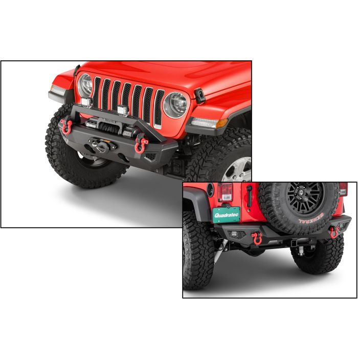 Carnivore  Front & Rear Bumper Combo for 07-18 Jeep Wrangler JK