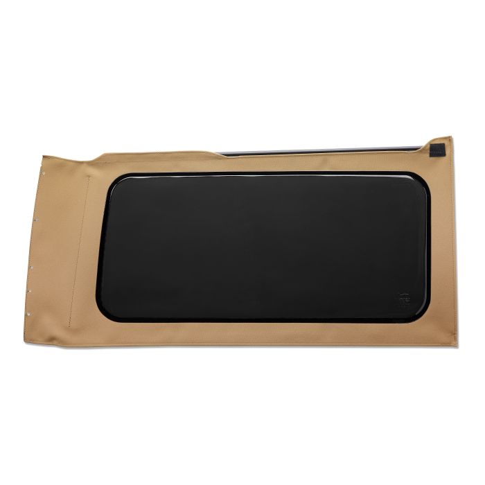 OE JL Replacement Windows - Jeep 2018-23 Wrangler JL (Quarter Right Hand; 2-Door; Tan Twill; Tinted)