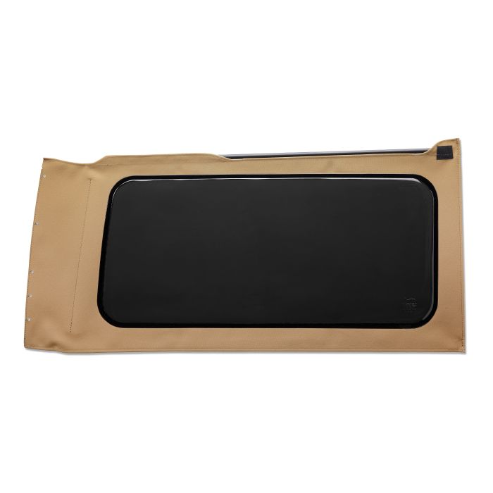 OE JL Replacement Windows - Jeep 2018-23 Wrangler JL (Quarter Right Hand; 2-Door; Tan Twill; Tinted)