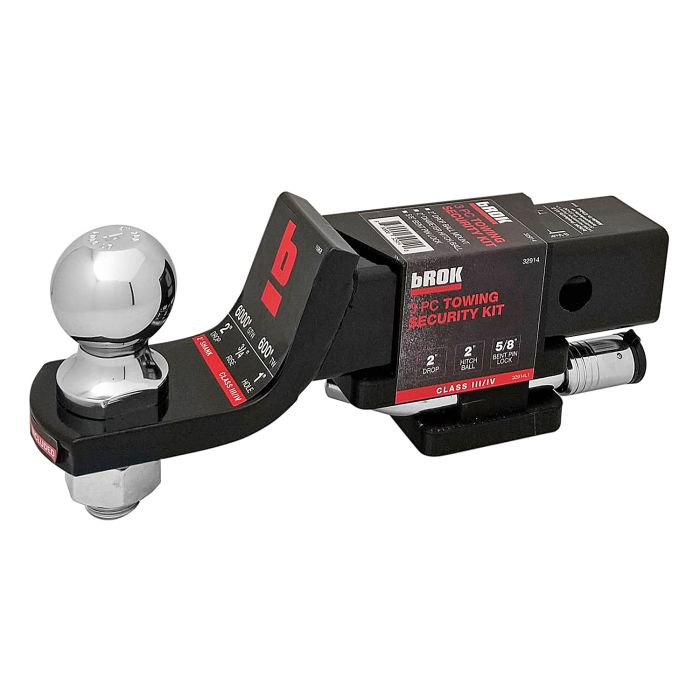 Brok  Shank Ball Mount Security Kit with 2" Ball & Lock Pin 