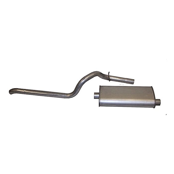 Crown Automotive 52018335 Muffler & Tailpipe  for 84-98 Jeep Cherokee XJ with 2.5L or 4.0L Engine 