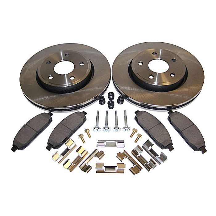 Crown Automotive 52089269K Front Disc Brake Service Kit  for 05-10 Jeep Grand Cherokee WK and 06-10 Commander XK