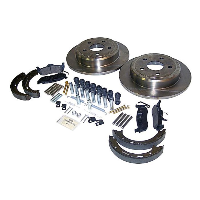 Crown Automotive 52089275K Rear Disc Brake Service Kit  for 05-10 Jeep Grand Cherokee WK and 06-10 Commander XK