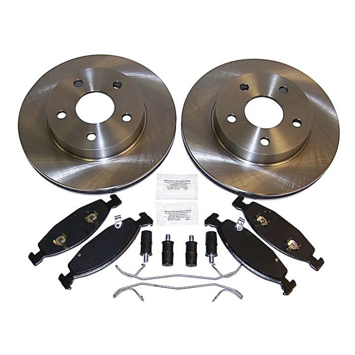 Crown Automotive 52098672KE Front Disc Brake Service Kit  for 99-02 Jeep Grand Cherokee WK with Teves Calipers