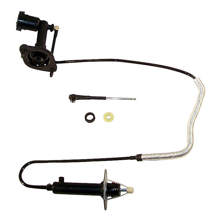 Crown Automotive 52107652AM Clutch Master Cylinder, Slave Cylinder and Hose Kit for 05-06 Jeep Wrangler TJ and Unlimited 