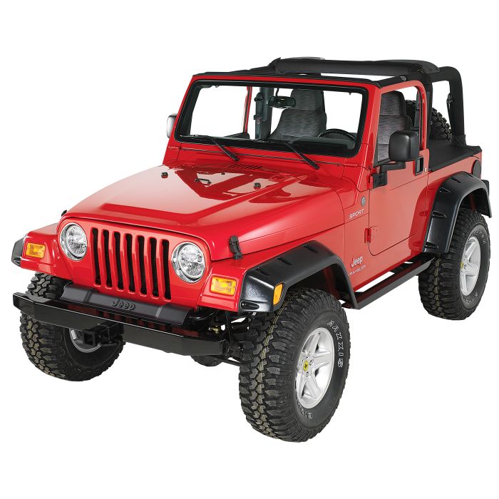 57IN FR ROCK BUMPR W/REC GLSS BLK 76-06 533-121