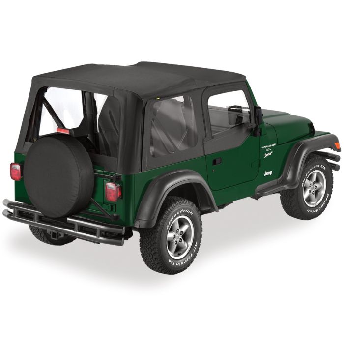 OEM 23 OZ TOP CLEAR W/DOORS TJ BLK DIA