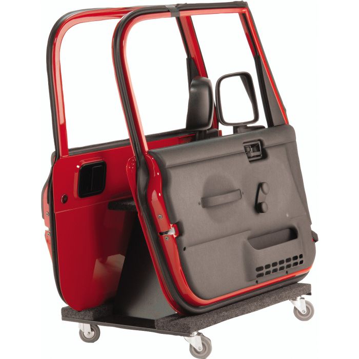 DELUXE STEEL DOOR STORAGE CART