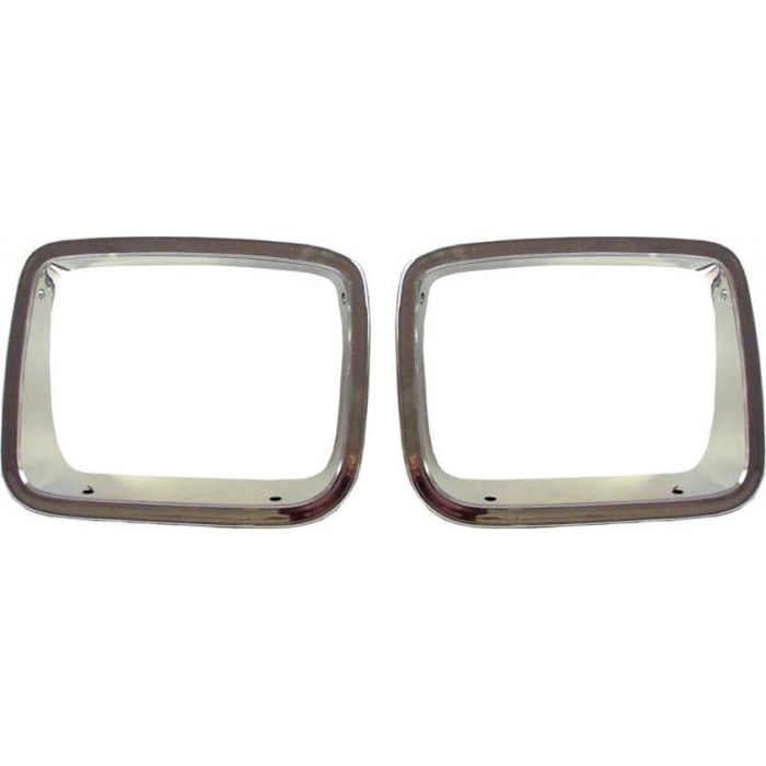 Crown Automotive  Headlight Bezels  for 87-95 Jeep Wrangler YJ