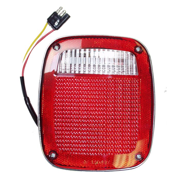 TAIL LIGHT- CHROME PASS. SIDE 81-86 CJ