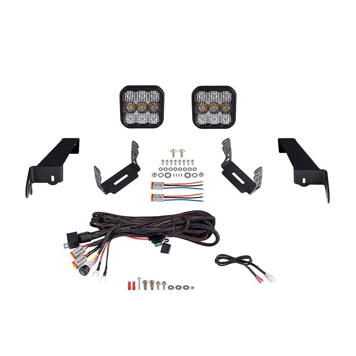 Diode Dynamics DD7279 SS5 CrossLink Bumper Pro Combo Pod Light Kit  for 18-22 Jeep Wrangler JL
