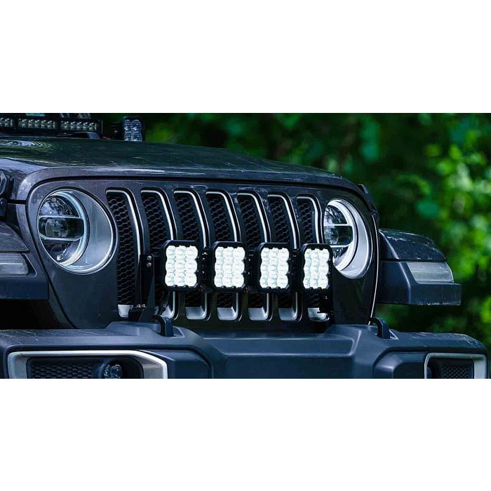 Diode Dynamics DD6826 SS5 4-Pod CrossLink Grille Lightbar Kit Sport White Combo for 18-22 Jeep Wrangler JL