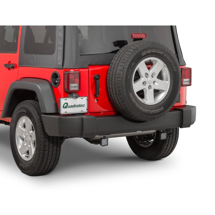 Quadratec  3" LED Sleek Backup Light Kit - 160° Flood Beam for 07-18 Jeep Wrangler JK