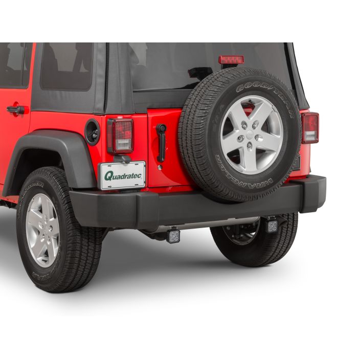 Quadratec  3" LED Sleek Backup Light Kit - 160° Flood Beam for 07-18 Jeep Wrangler JK