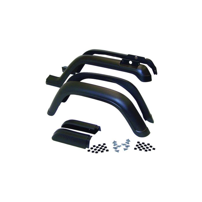 Crown Automotive 5AHK-6 6 Piece Fender Flare Kit for 87-95 Jeep Wrangler YJ