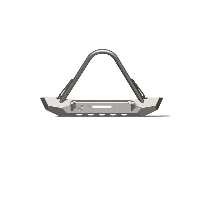 Crawltek Revolution -  Pyro Mid-Width Front Bumper w/ Stinger - Wrangler CJ/YJ/TJ