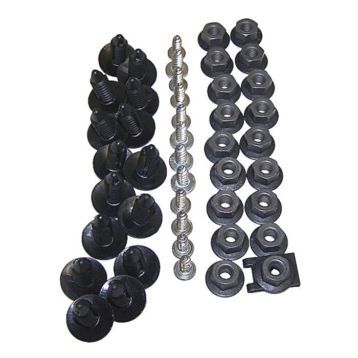 Crown Automotive 5AGFRKIT Front Fender Flare Hardware Kit  for 84-94 Jeep Cherokee XJ