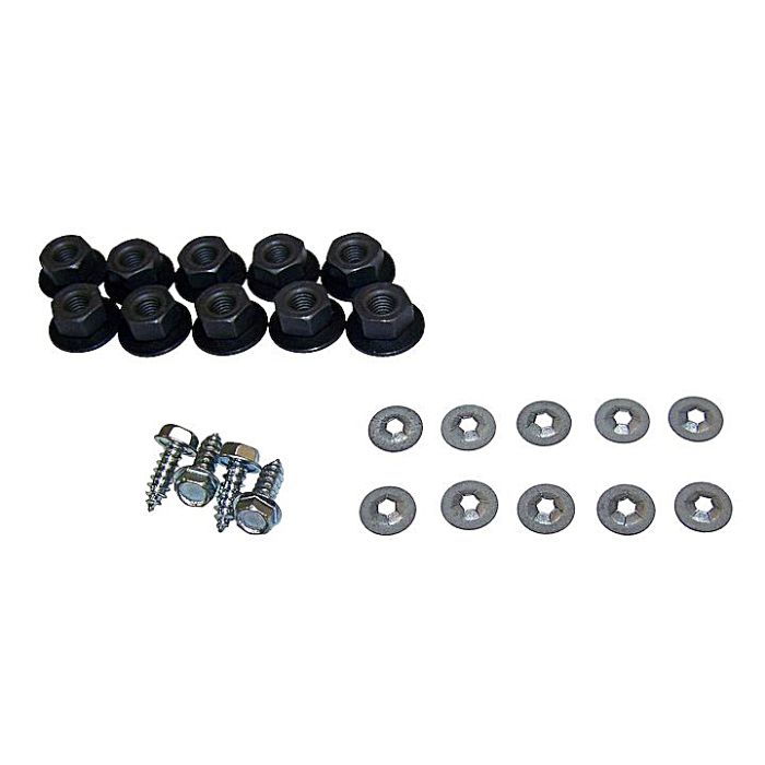 Crown Automotive 5AGRRKIT Rear Fender Flare Hardware Kit  for 84-96 Jeep Cherokee XJ 