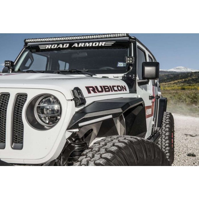 Road Armor  Stealth A-Pillar Light Bar Mount for 18-22 Jeep Wrangler JL & Gladiator JT