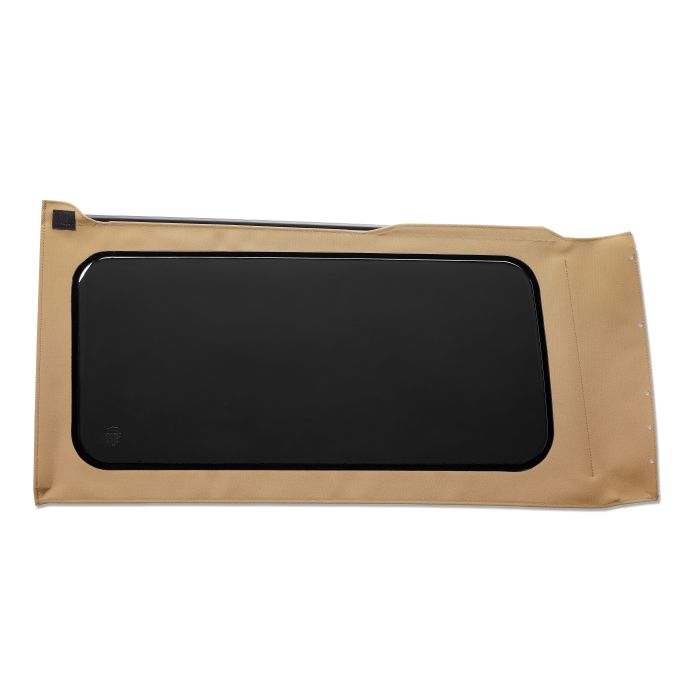 OE JL Replacement Windows - Jeep 2018-23 Wrangler JL (Quarter Left Hand; 2-Door; Tan Twill; Tinted)