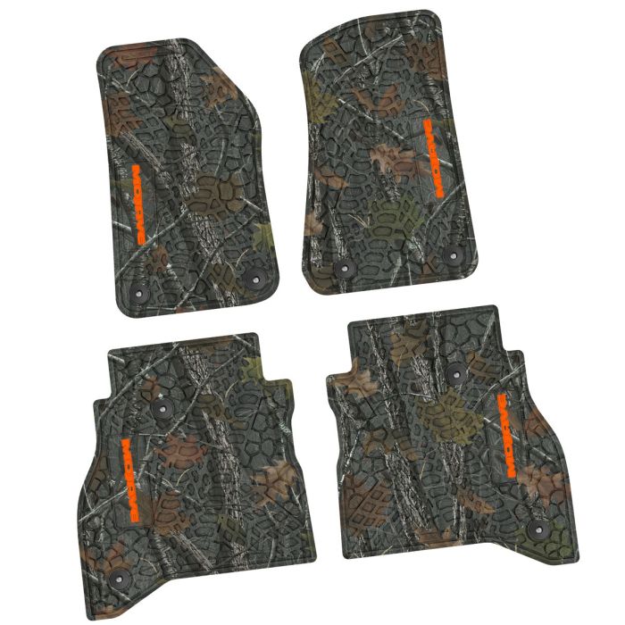 20-24 Jeep Gladiator Front and RearTire Tread/Scorched Earth Scene w/ Mojave Insert - Rugged Woods w/ Orange insert