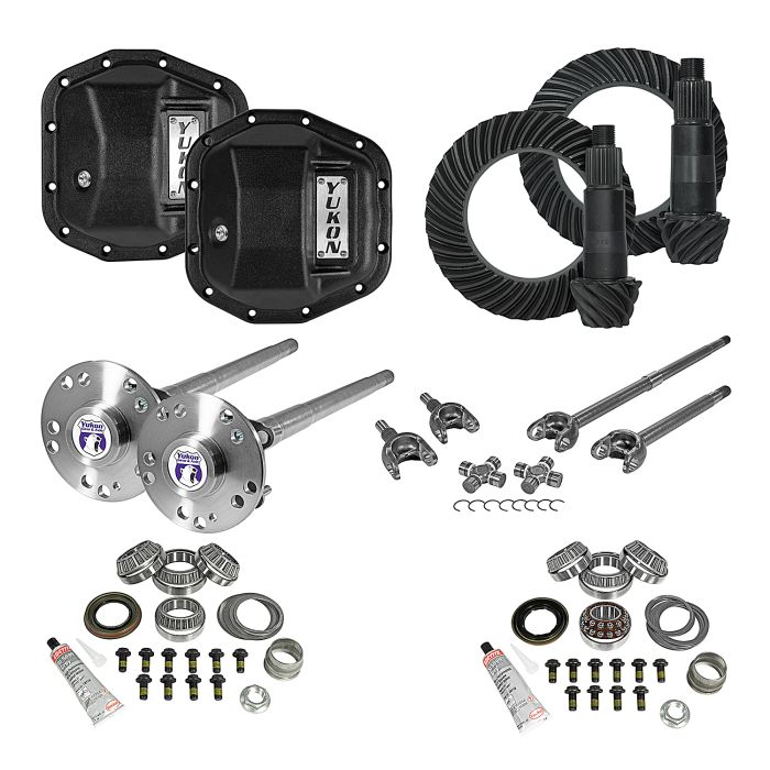Stage 4 Re-Gear Kit upgrades front & rear diffs, 28 spl, incl covers/fr&rr axles