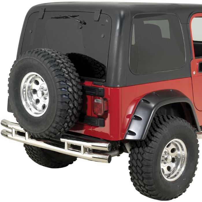 TUBE RR BUMPER 87-06 WRANGLER STAINLESS