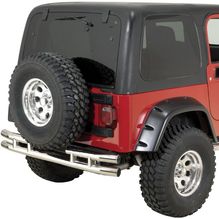 TUBE RR BUMPER 87-06 WRANGLER STAINLESS