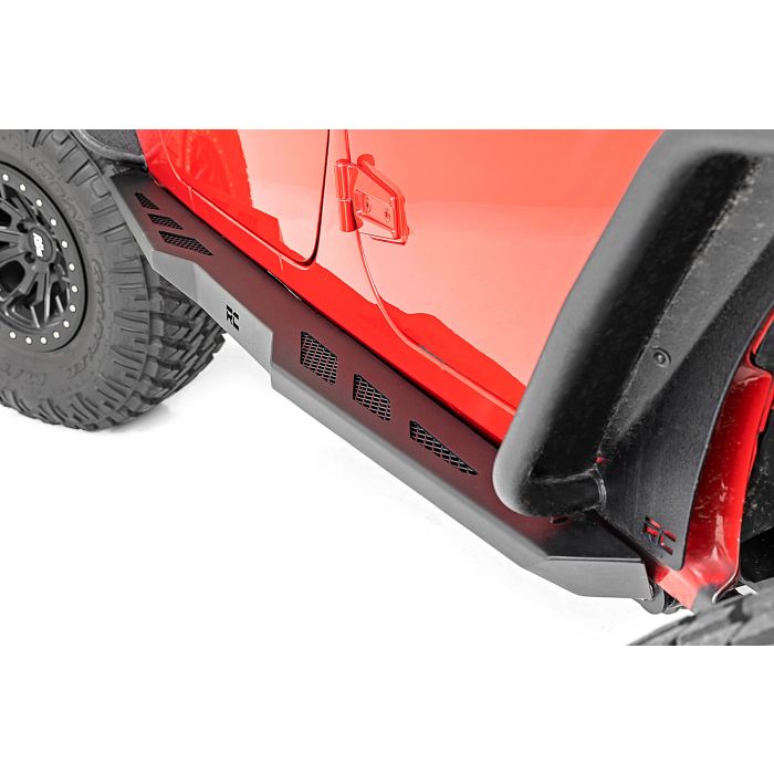 Rough Country 90800 Heavy Duty Rock Sliders for 07-18 Jeep Wrangler JK Unlimited 4-Door