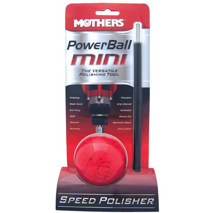 Mothers 05141 PowerBall Mini Polisher with 10" Extension