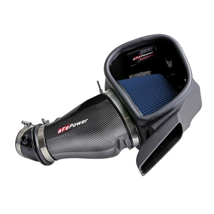 aFe Power 57-10002R Track Series Carbon Fiber Cold Air Intake System w/ Pro 5R Filter for 2018 Jeep Grand Cherokee Tackhawk WK2 V8-6.2L 