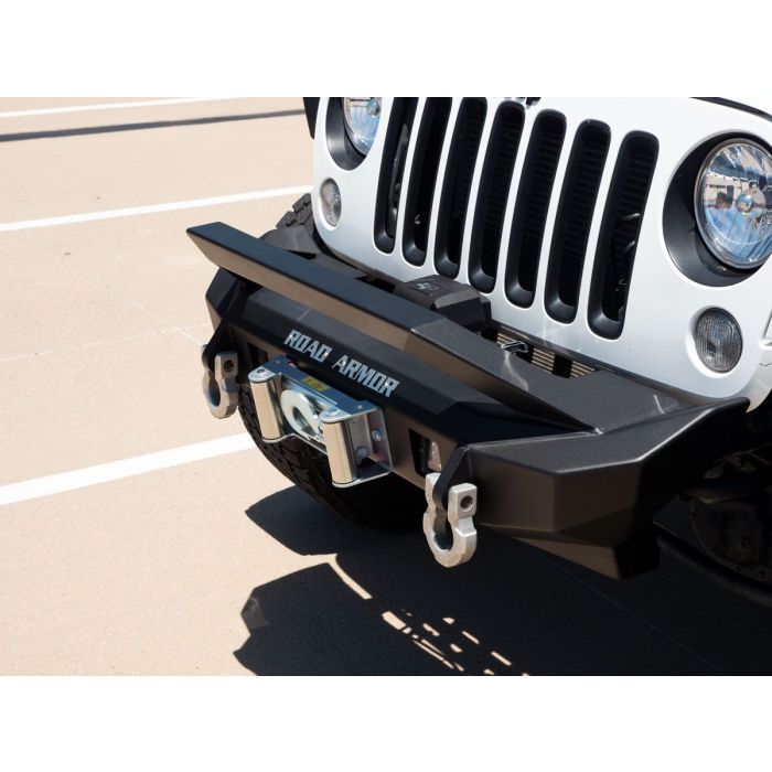 Road Armor  Stealth Mid Width Front Winch Bumper for 07-18 Jeep Wrangler JK