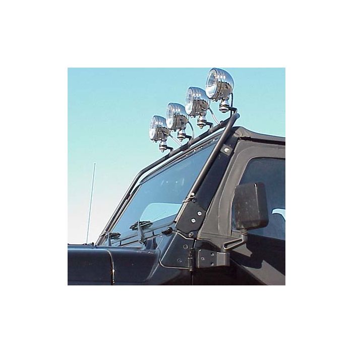 Warrior Products 844 Safari Sport Front Light Bar for 76-95 Jeep CJ-7 & Wrangler YJ