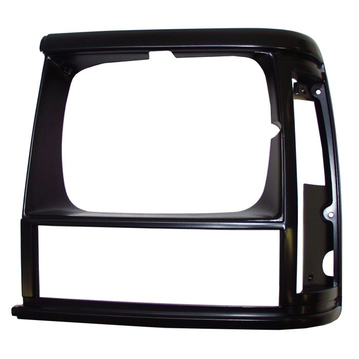 HEADLIGHT BEZEL BLK/BLK 91-92 XJ DRIVER